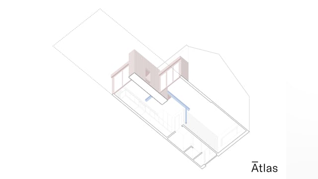 Axonometrie. Beeld Atlas Architects