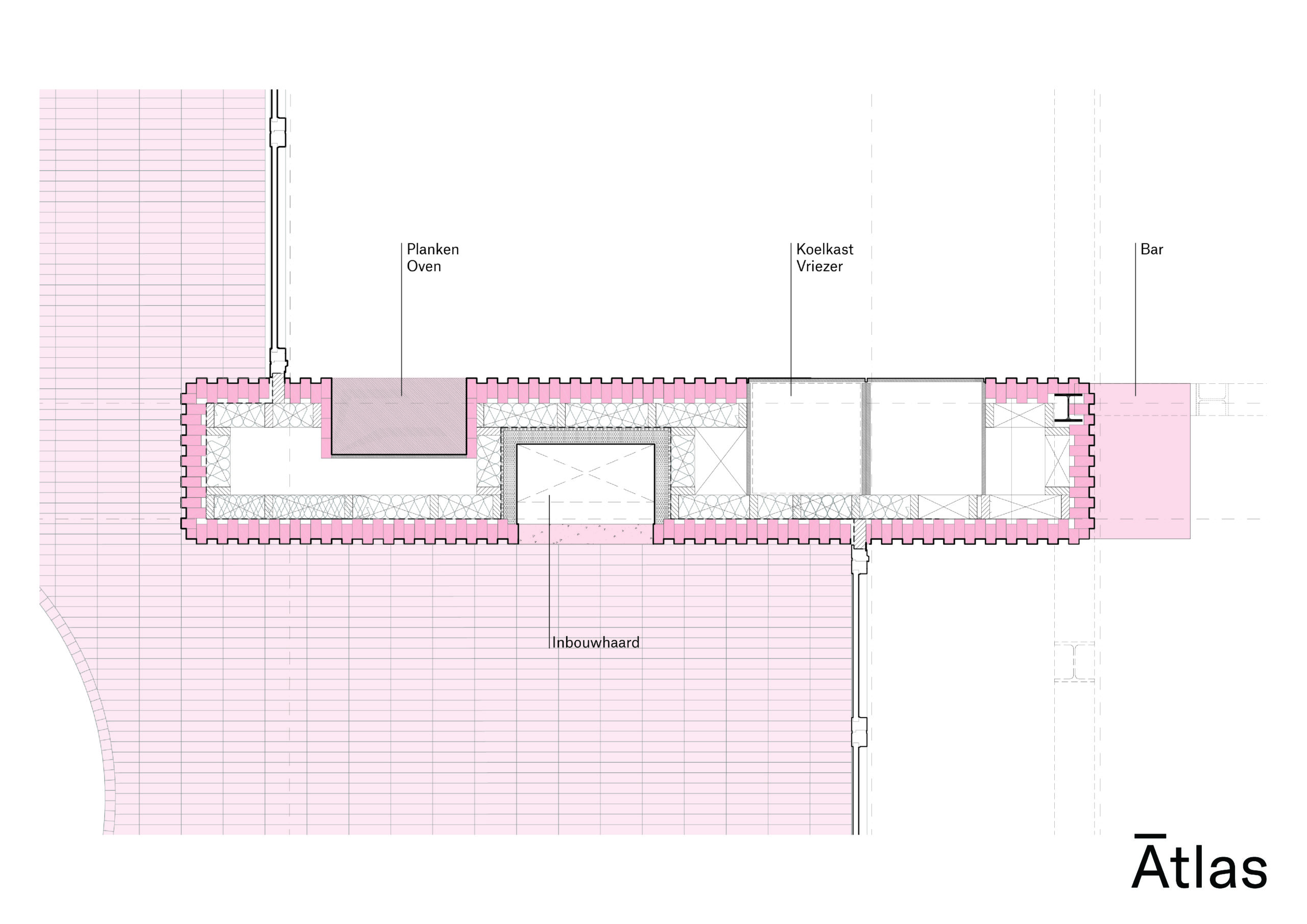 Middenconsole. Beeld Atlas Architects