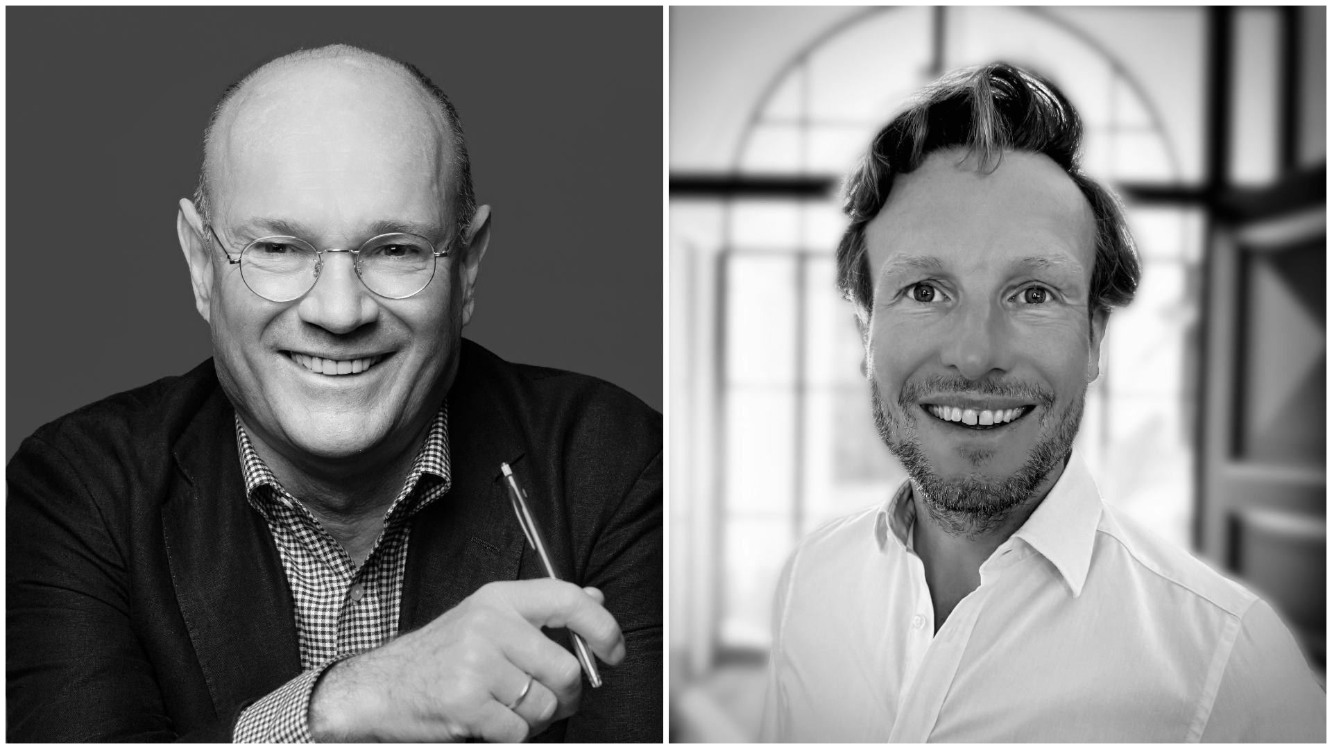 Hans Lensvelt (l. Beeld JW Kaldenbach) en Laurens Louwers