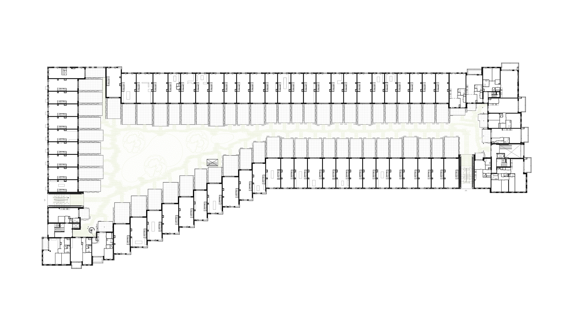 Eerste verdieping. Beeld Vera Yanocshtchinsky architecten