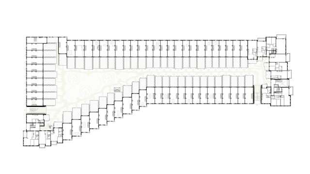 Eerste verdieping. Beeld Vera Yanocshtchinsky architecten