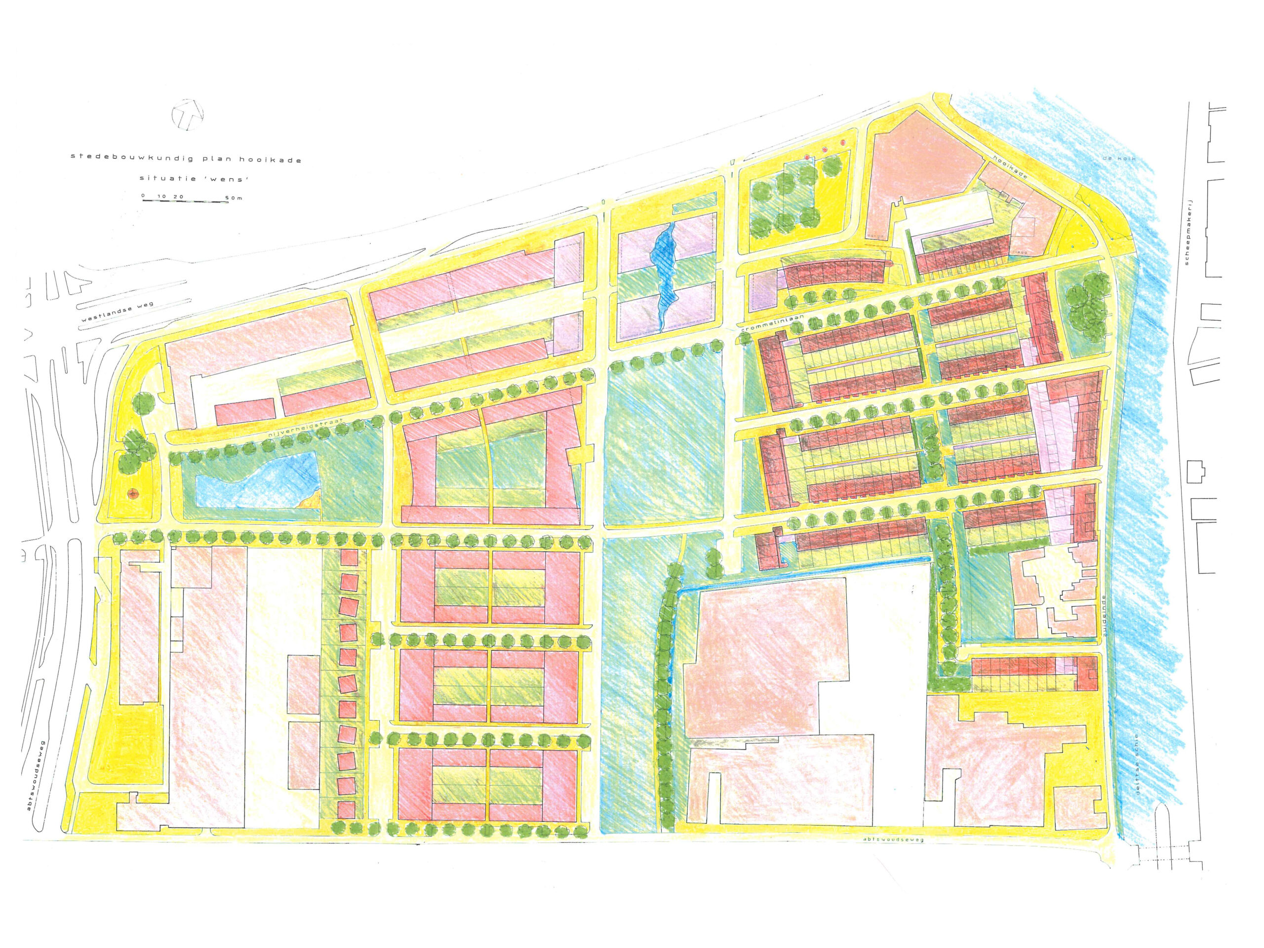 Stedenbouwkundig plan. Beeld Steenhuis Bukman Architecten