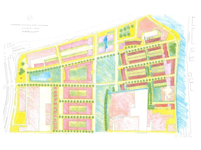 Stedenbouwkundig plan. Beeld Steenhuis Bukman Architecten