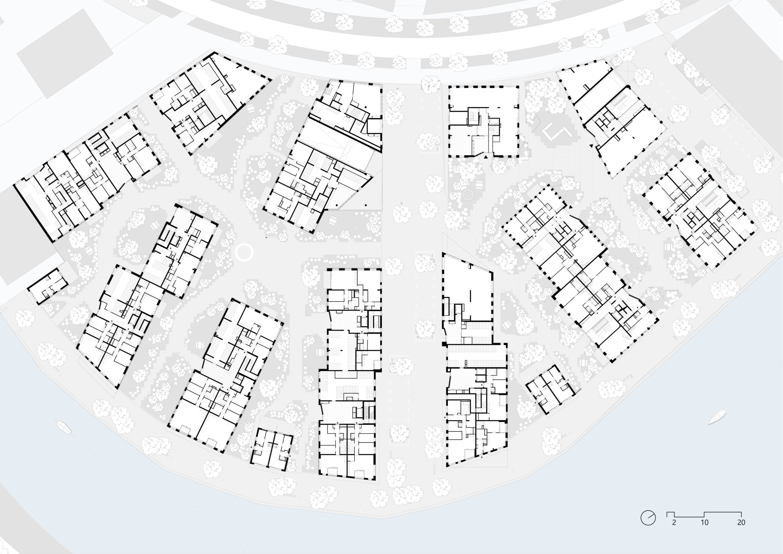Plattegrond stedebouwbouwkundig plan