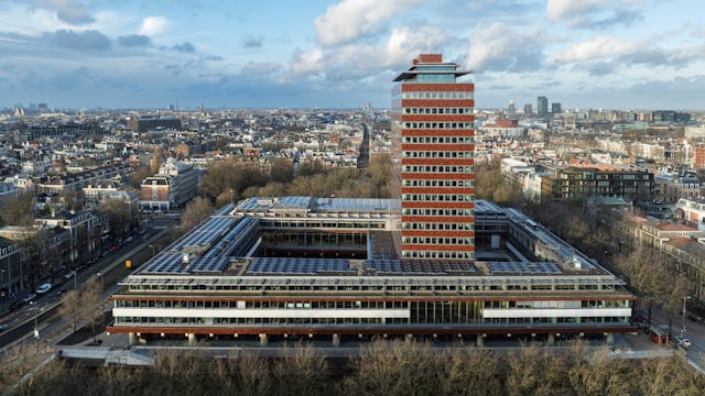 De Nederlandsche Bank aan het Frederiksplein in Amsterdam. Beeld DNB