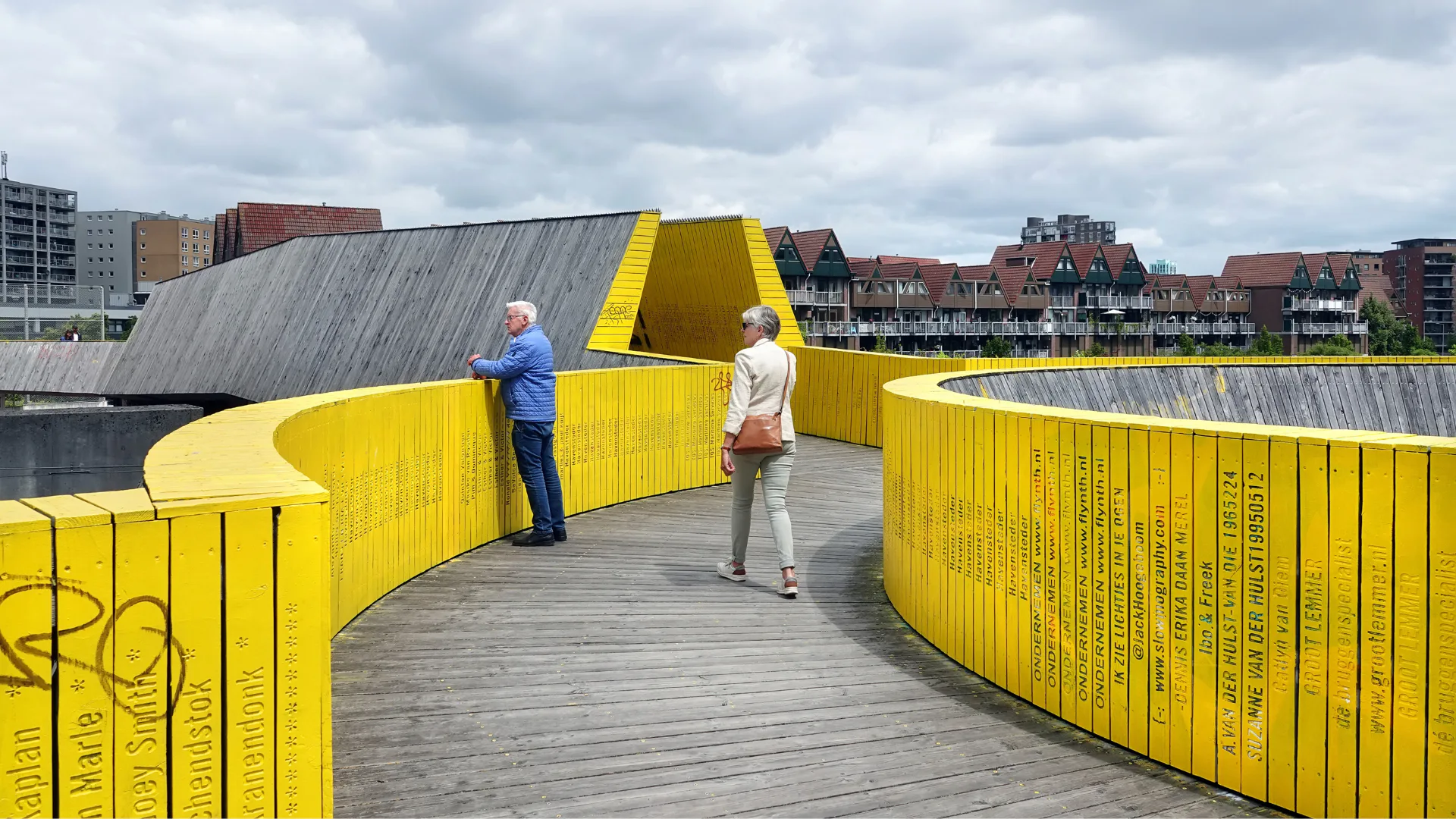 De Luchtsingel voor de gedeeltelijke sloop. Beeld ANP / Hollandse Hoogte / Berlinda van Dam