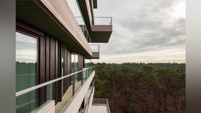 Hangende balkons. Beeld Sebastian van Damme