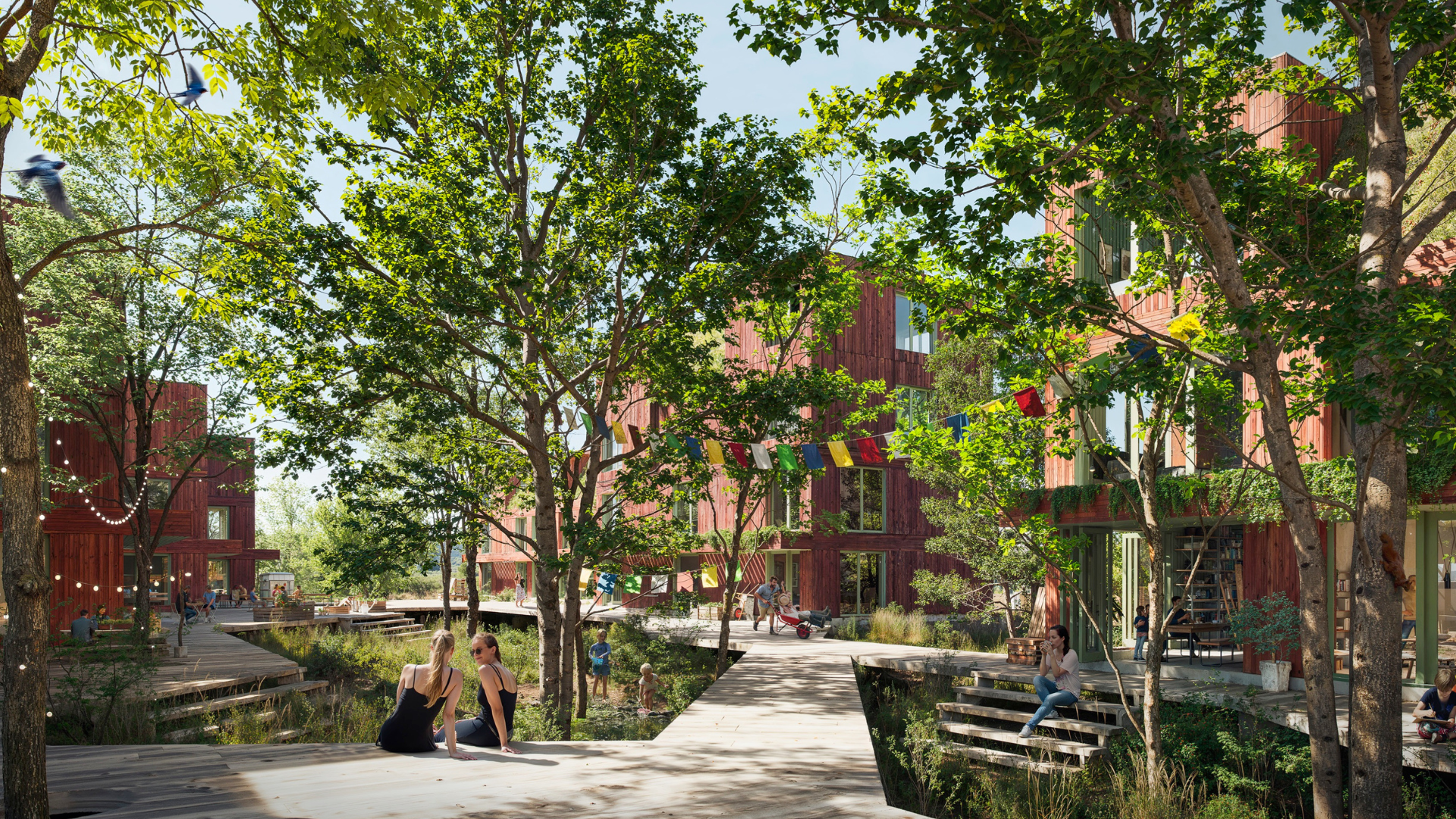 Alternatief plan voor de Baaibuurt. Beeld Office Raumplan en Buro Harro