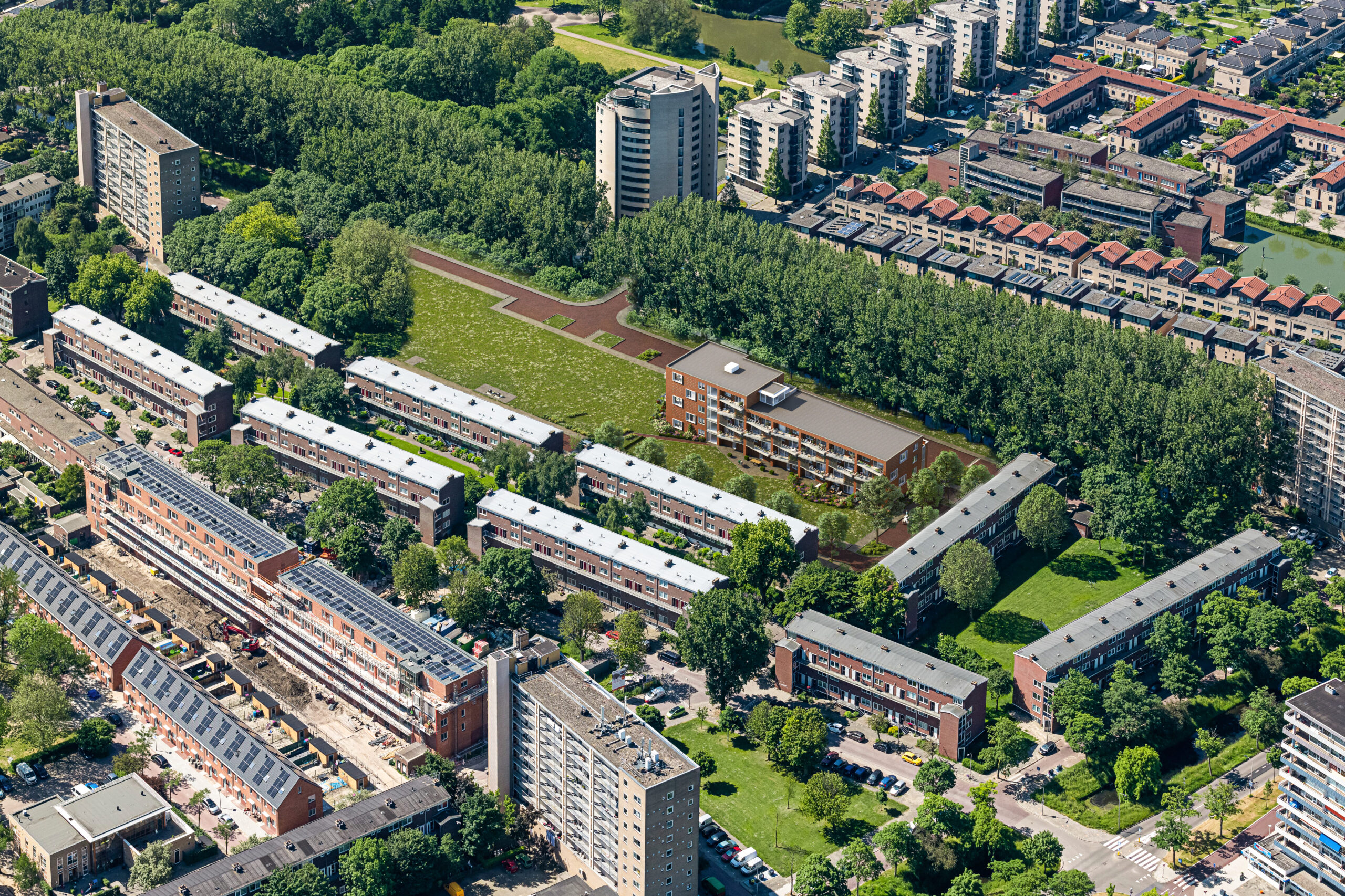 Vogelvlucht impressie. Beeld NUvastgoed