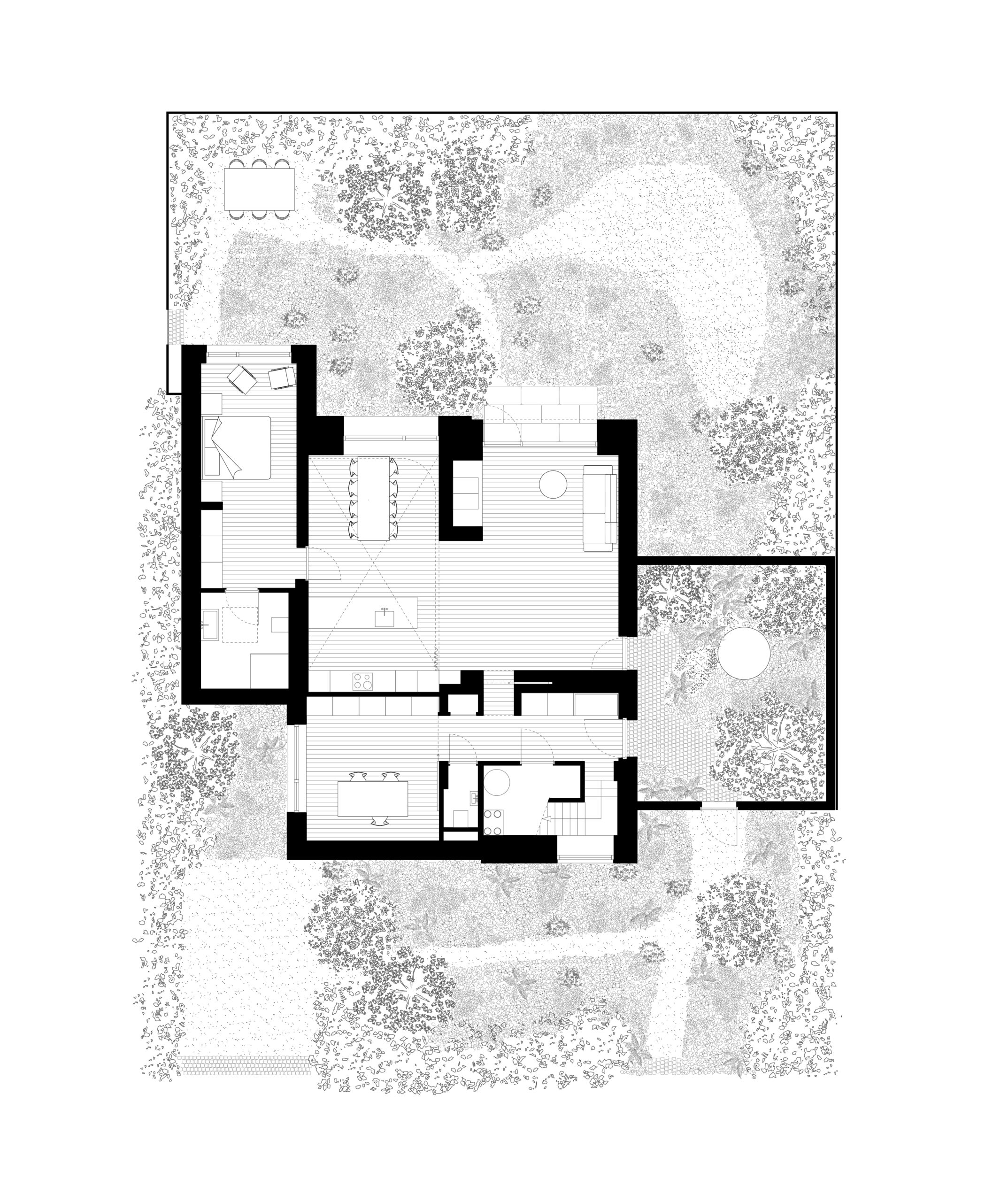 Plattegrond. Beeld Maarten van Kesteren Architecten
