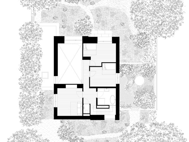 Plattegrond. Beeld Maarten van Kesteren Architecten