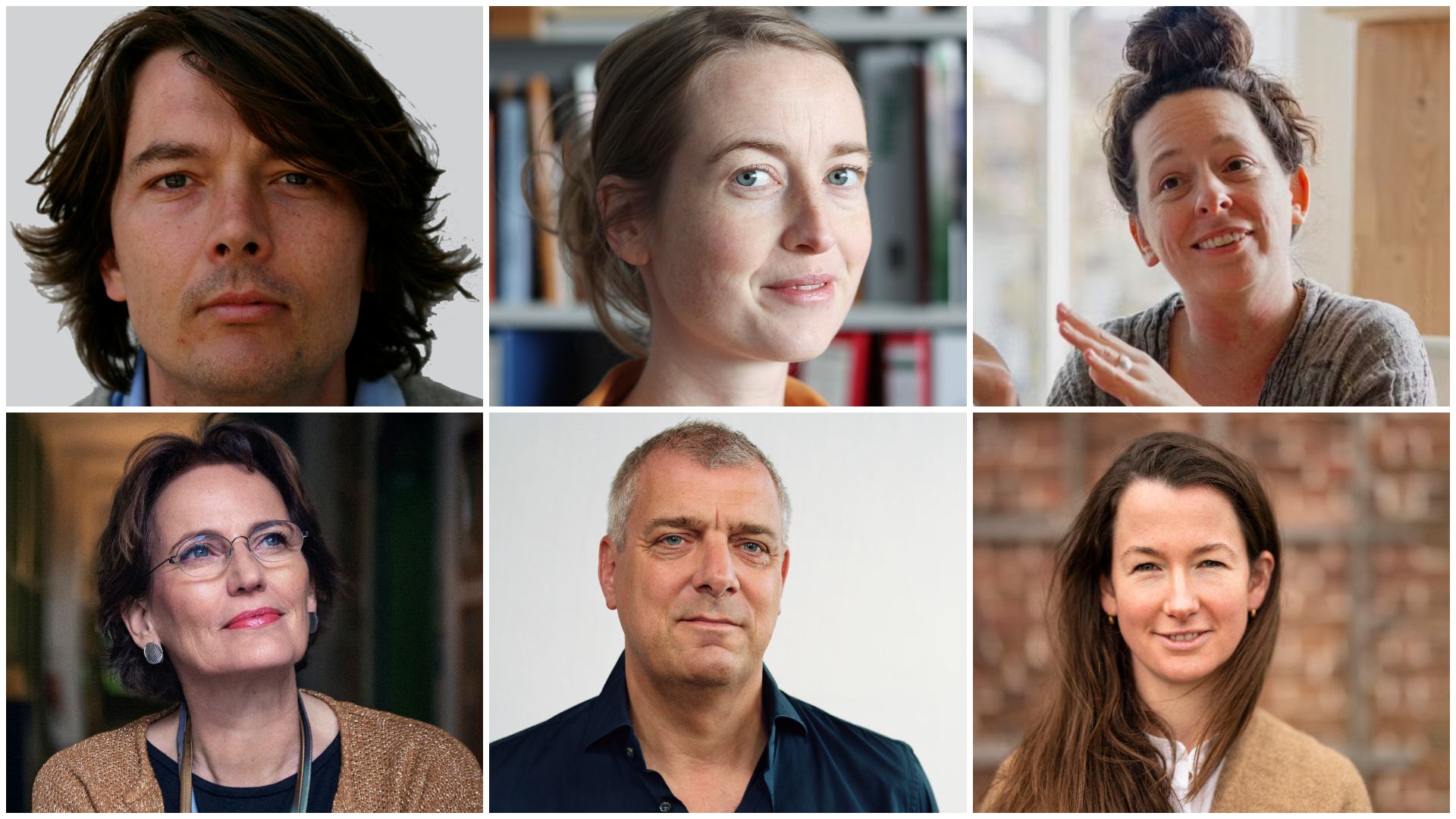 V.l.n.r. Ivar van der Zwan, Christina Eickmeier, Anja Verdonk, Francine Houben, Jan Peter Wingender en Marita Bijlsma