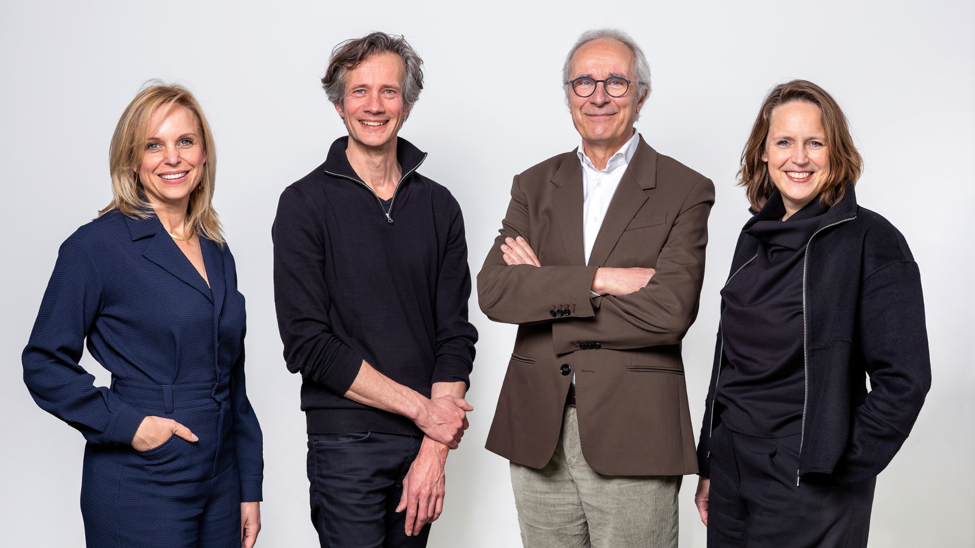 V.l.n.r. Do Janne Vermeulen, Frank Bouwman, Jeroen van Schooten en Irène Horvers. Beeld Ineke Oostveen