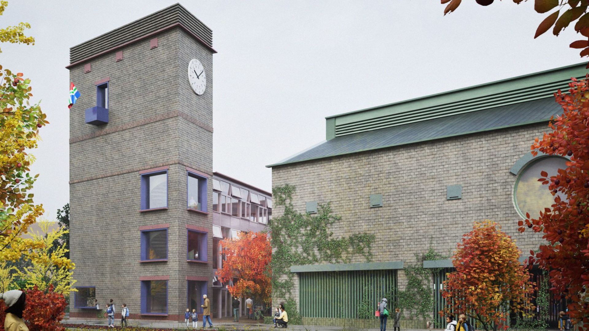 IKC Suikerzijde. Beeld CHRITH en NL Architects