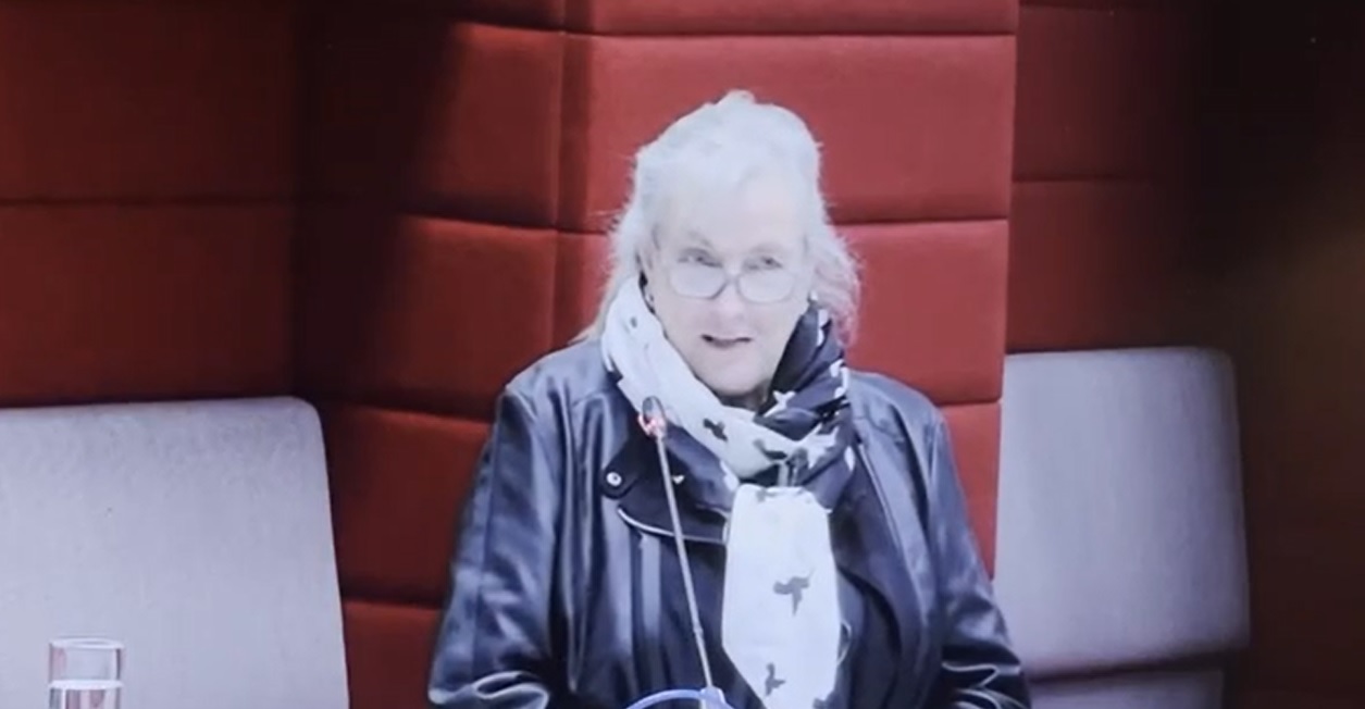 Astrid de Wilde spreekt de gemeenteraad van Zoetermeer toe