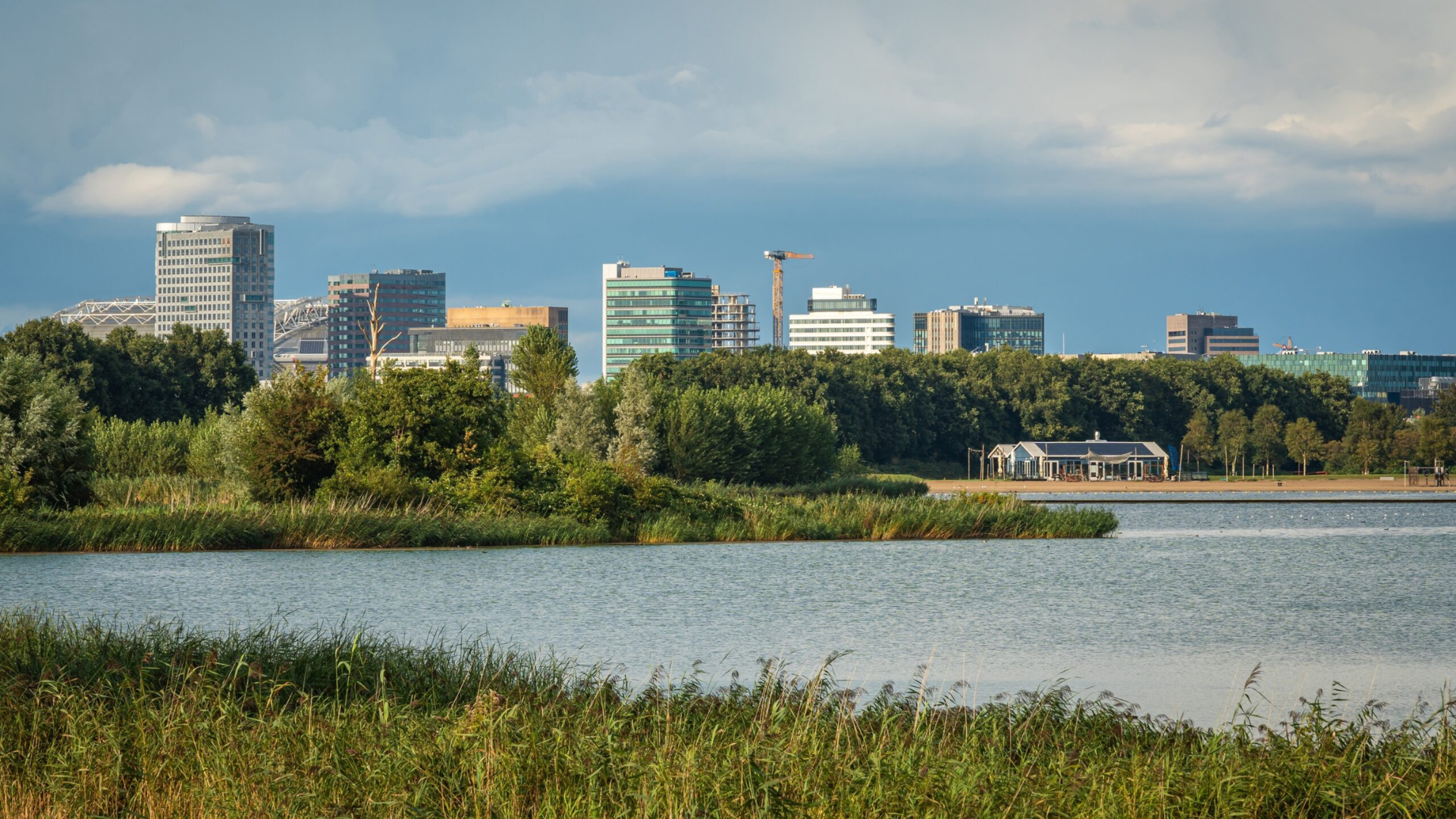 Zicht op Amsterdam Zuidoost. Beeld Shutterstock