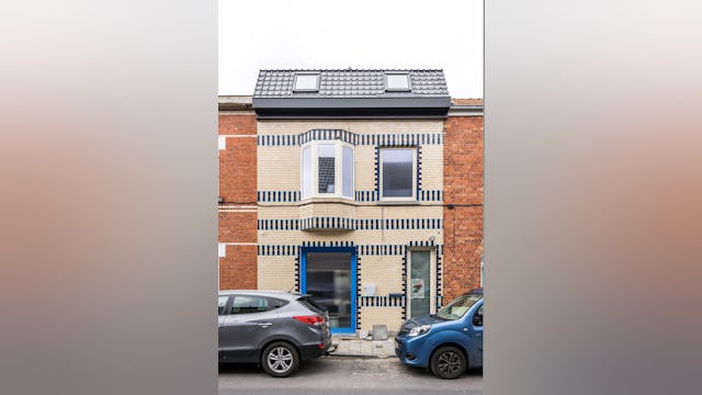 Voorgevel bij Jute door Boris Architecten. Beeld Luc Roymans