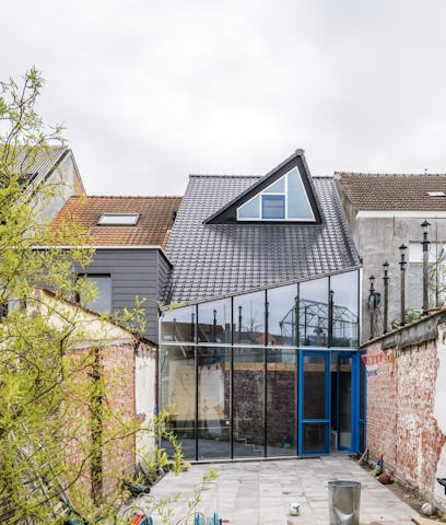 Achtergevel bij Jute door Boris Architecten. Beeld Luc Roymans