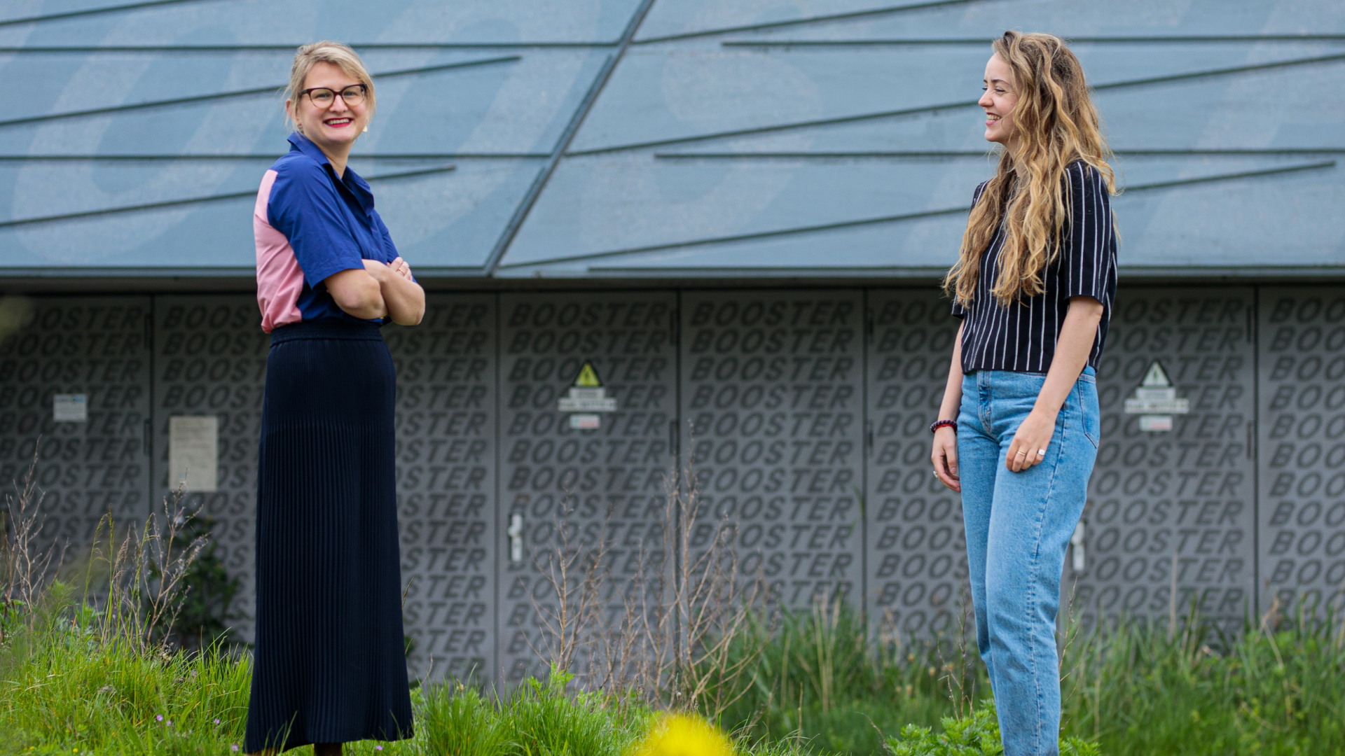 Michelle Gulickx (l) en Ariadne Onclin. Beeld David Meulenbeld