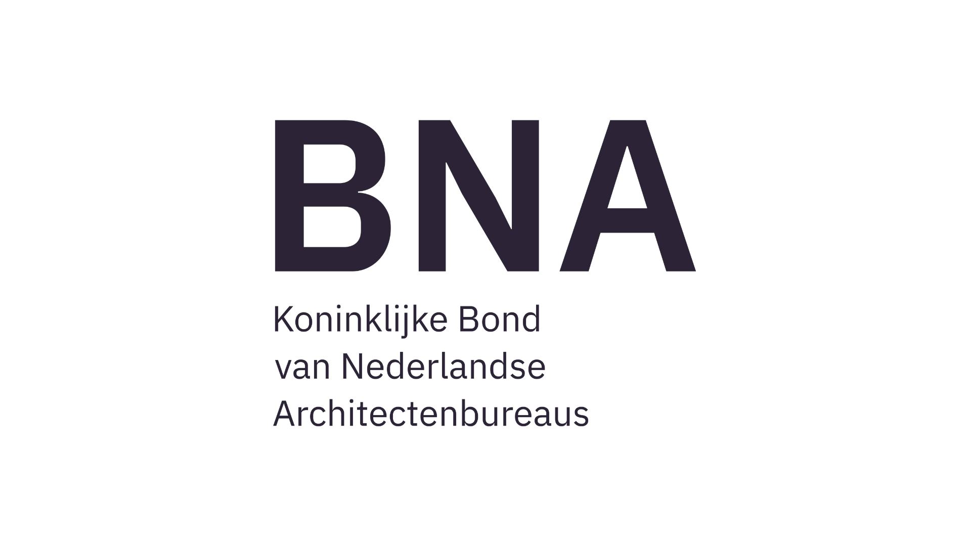 Het nieuwe logo van de Koninklijke BNA. Beeld BNA