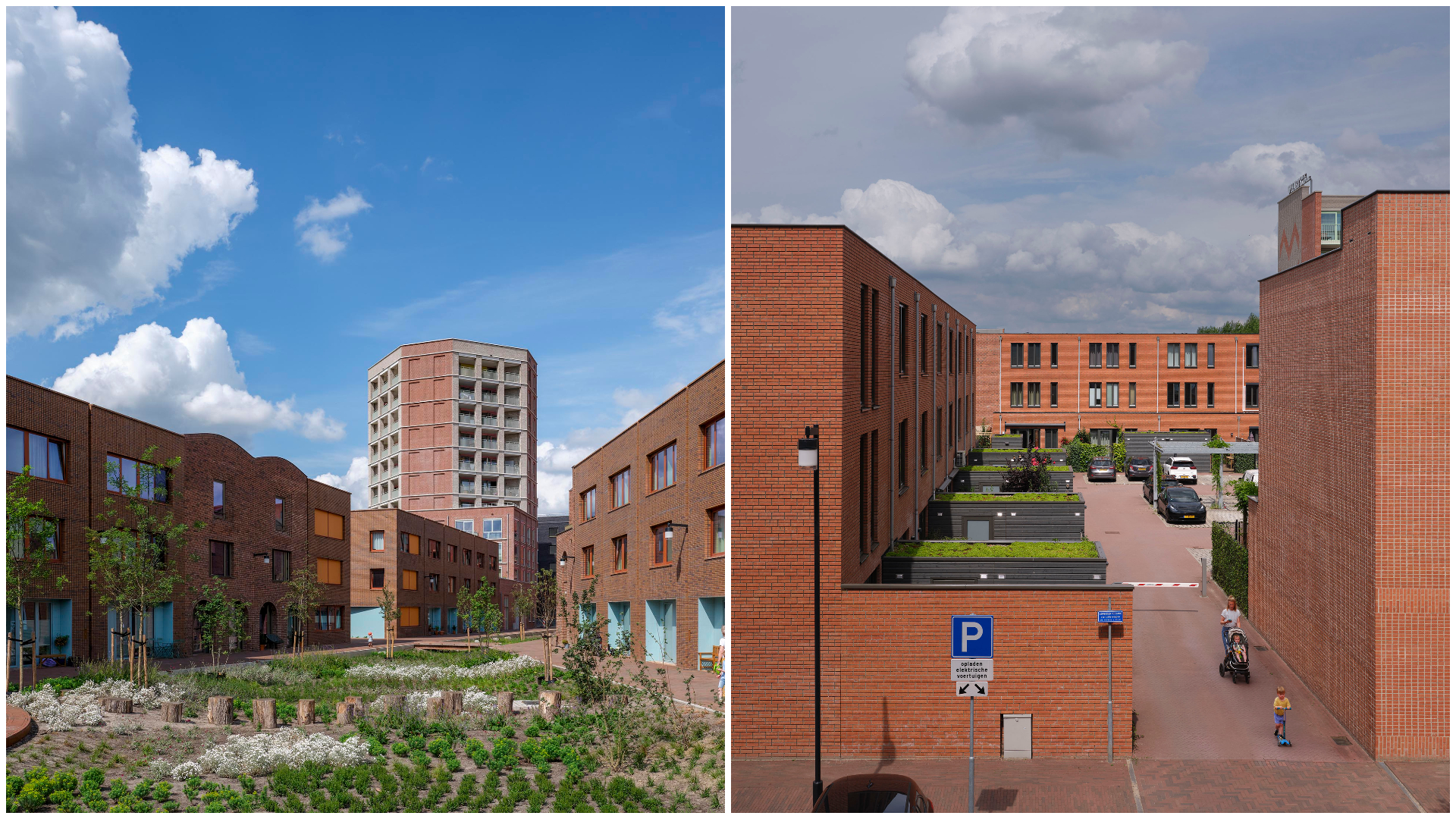 Hart van de Waalsprong door De Zwarte Hond en De Urbanisten, met ontwerpen van Monadnock, Korth Tielens, Level of Detail en Atelier Brink. Beeld Jeroen Musch