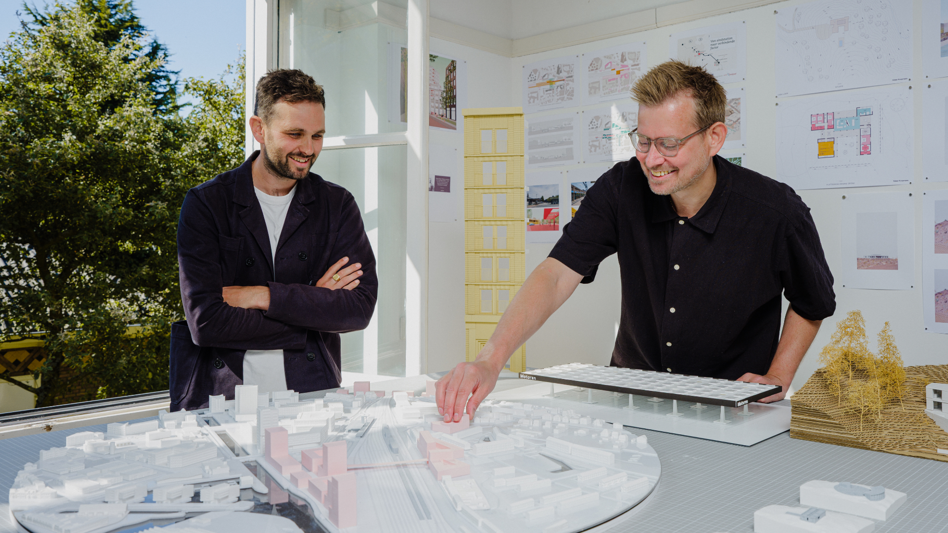 Ule Koopmans (l) en Wouter Keizer van Keizer Koopmans. Beeld David Meulenbeld