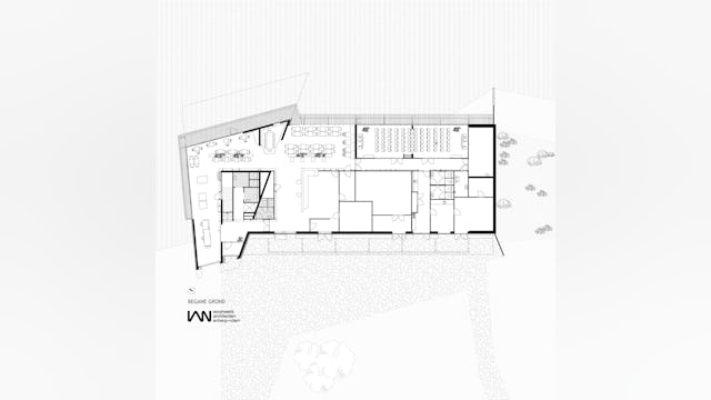 Begane grond. Beeld Woonwerk architecten