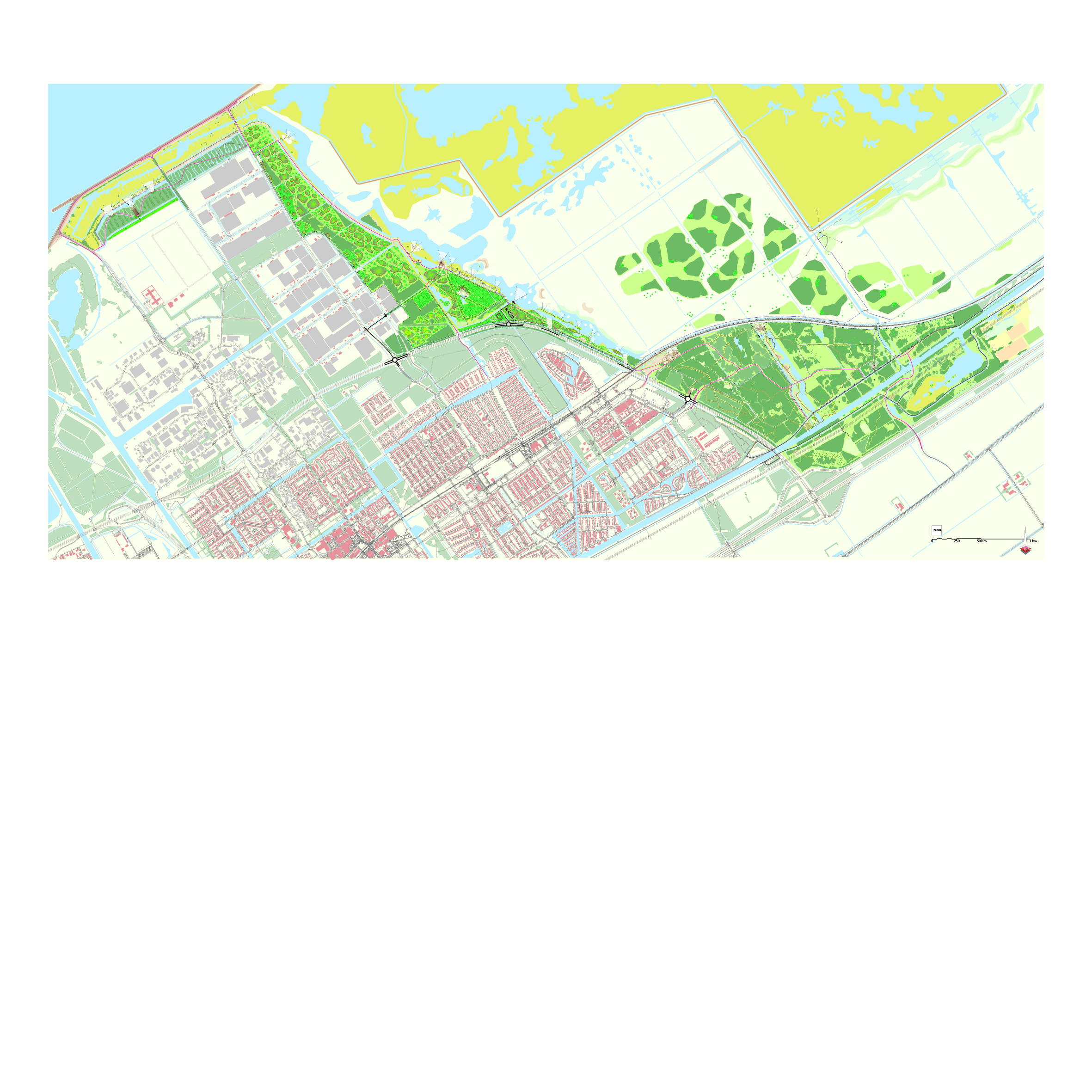 Nieuwe gracht. Beeld Woonwerk architecten / EDM landschap i.s.m. Bureau Nieuwe Gracht en Lith Advies