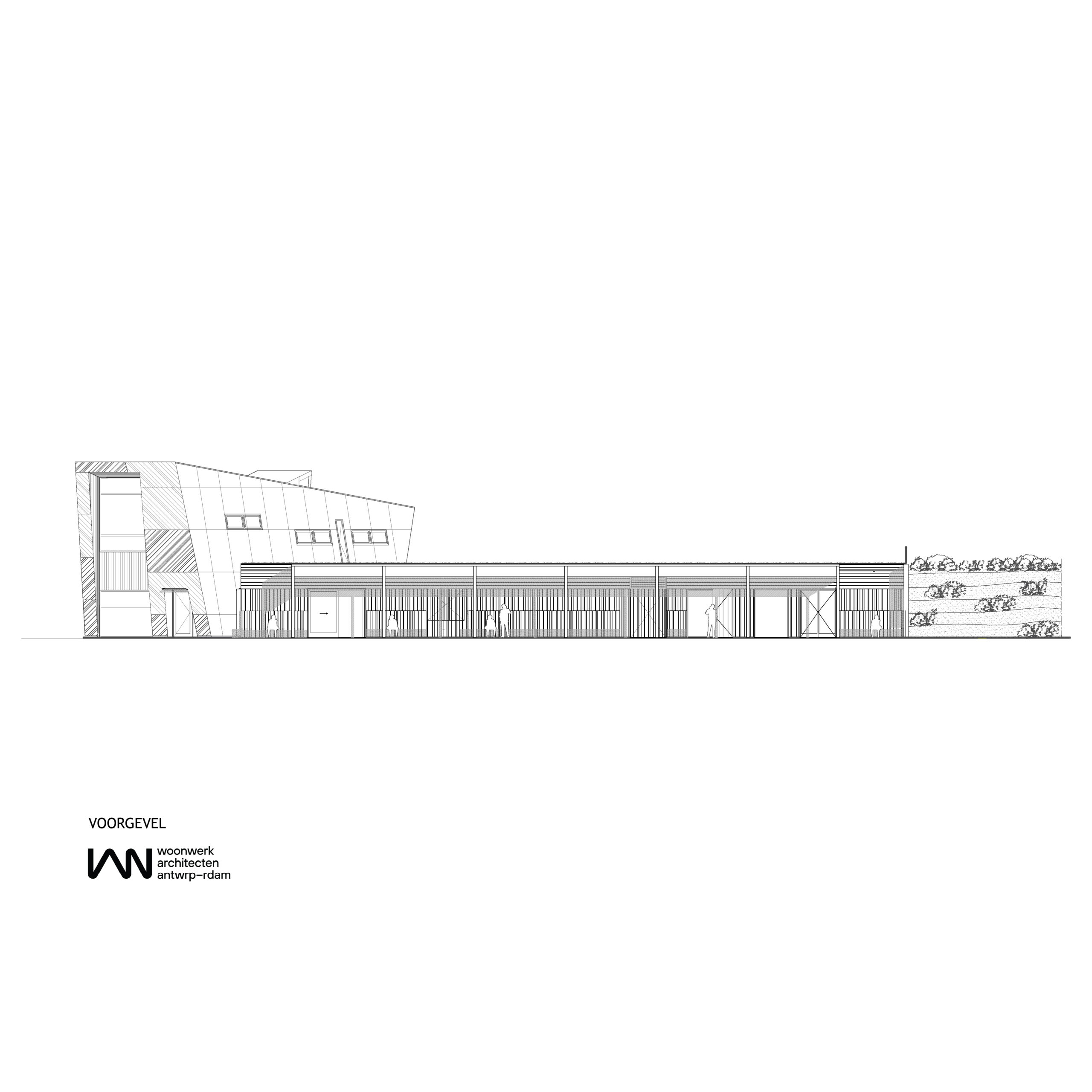 Voorgevel. Beeld Woonwerk architecten