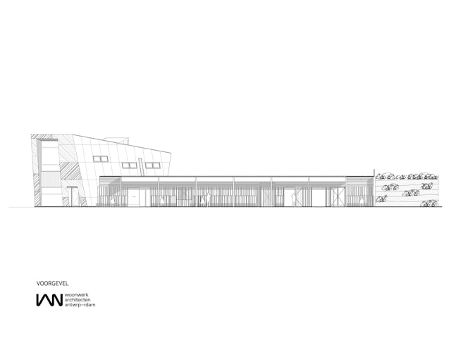 Voorgevel. Beeld Woonwerk architecten
