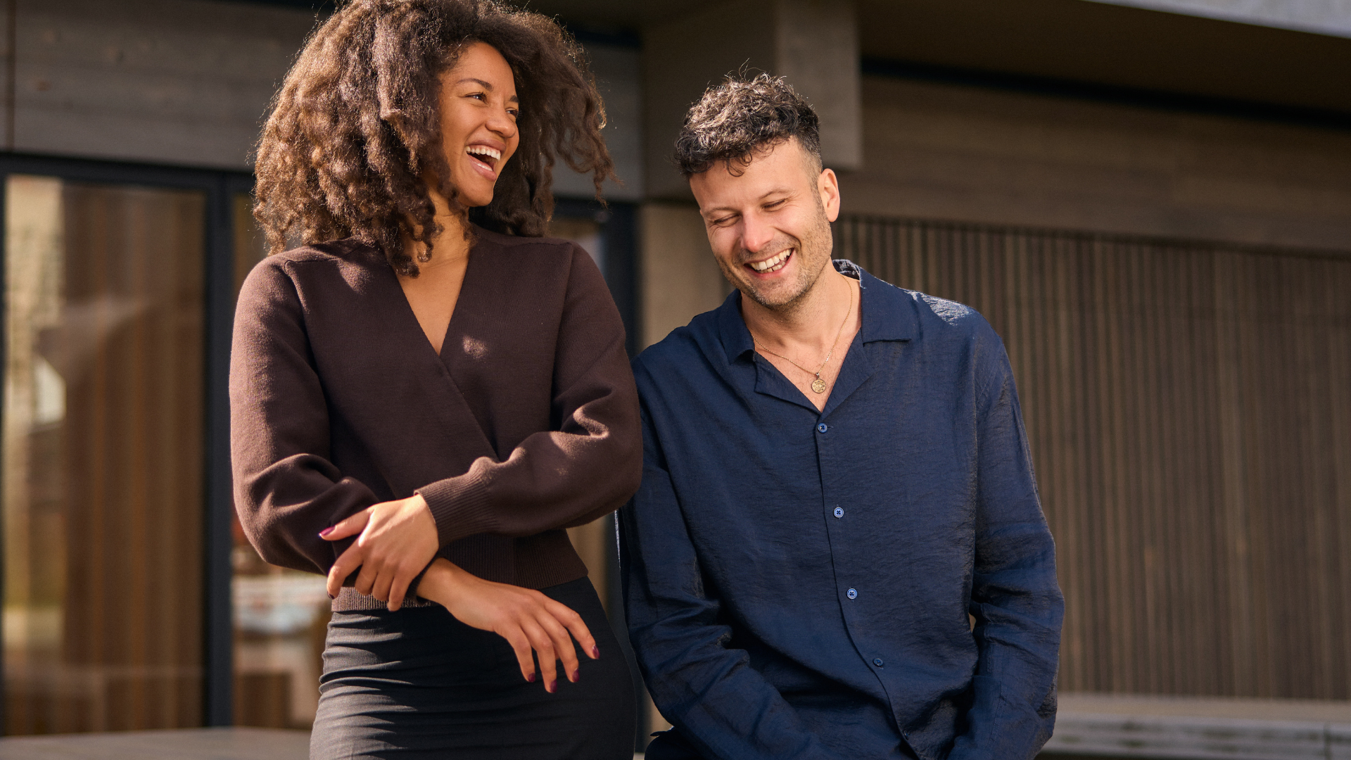 Robyne Somé en Maarten Diederix. Beeld Casper Rila