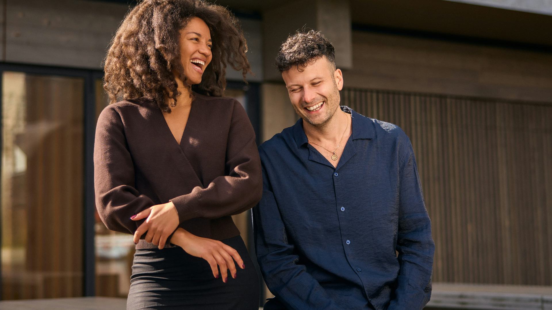 Robyne Somé en Maarten Diederix. Beeld Casper Rila