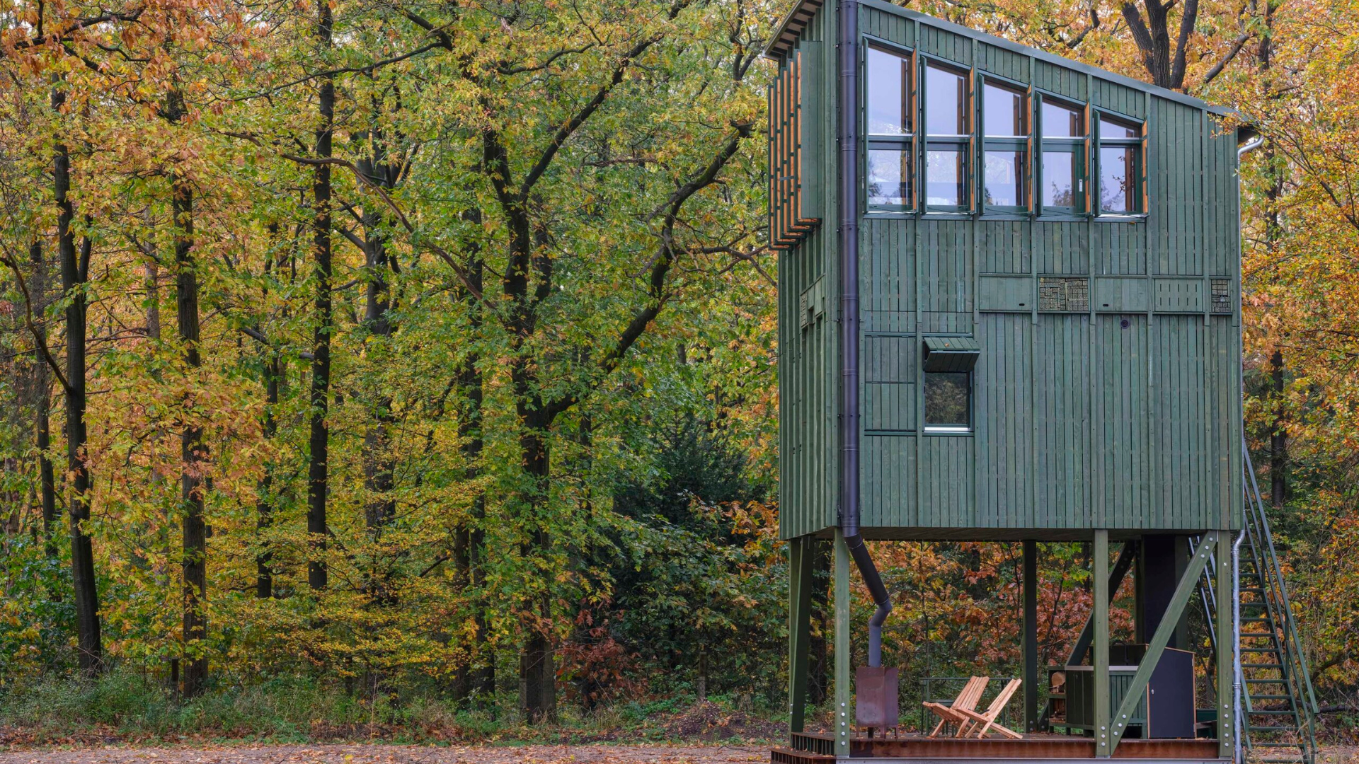 De Spottershut door Korteknie Stuhlmacher Architecten. Beeld Jeroen Musch