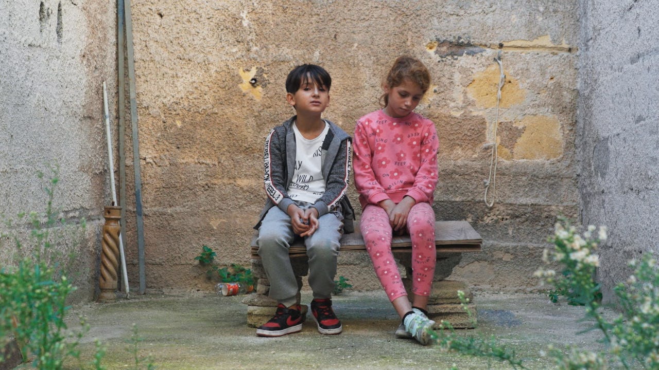 Still uit 'The Castle' door Danny Biancardi, Virginia Nardelli en Stefano La Rosa, 2025.