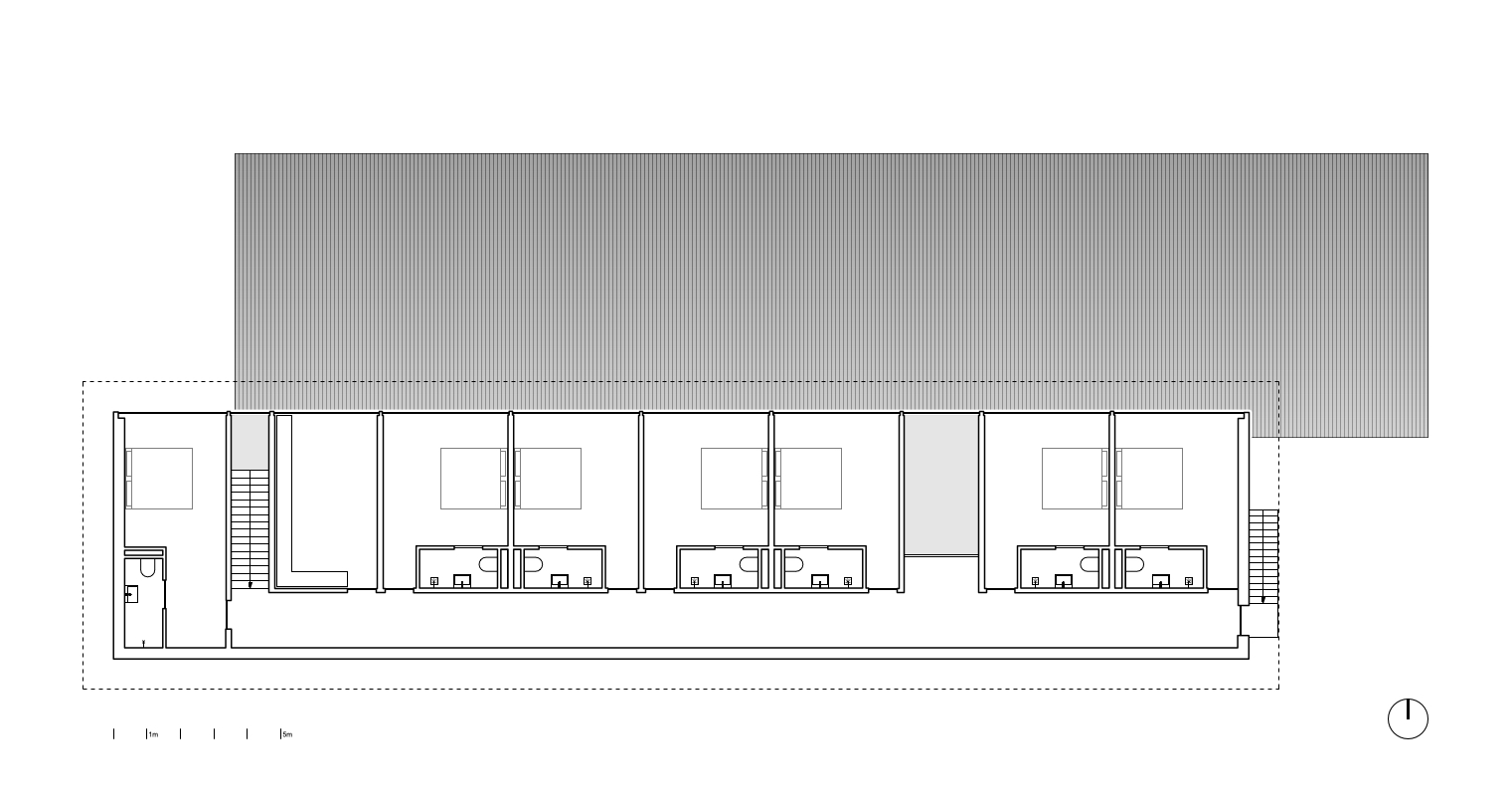 Plattegrond eerste verdieping.