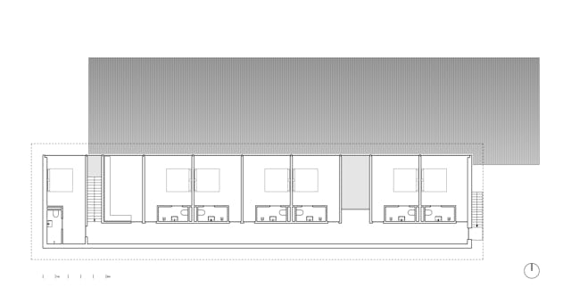 Plattegrond eerste verdieping.