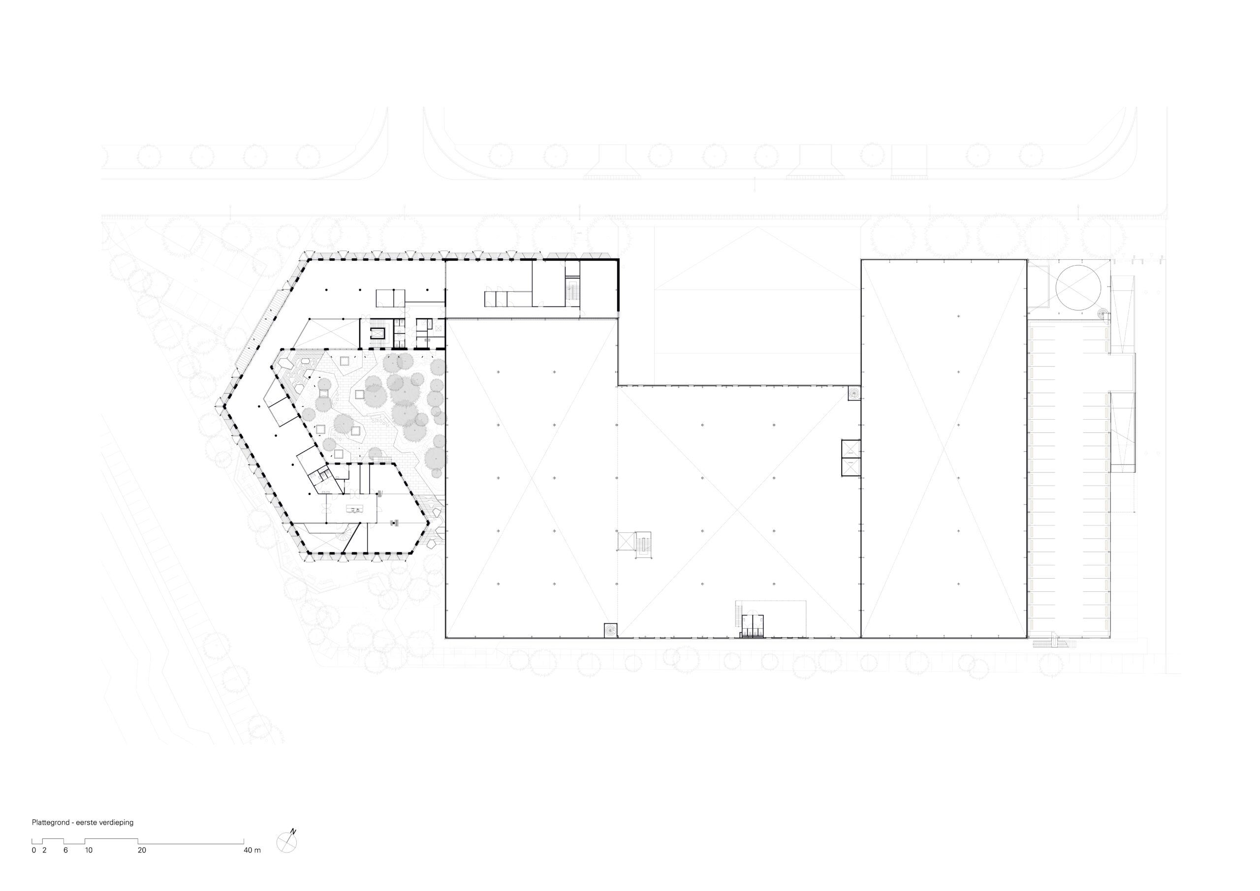 Plattegrond eerste verdieping