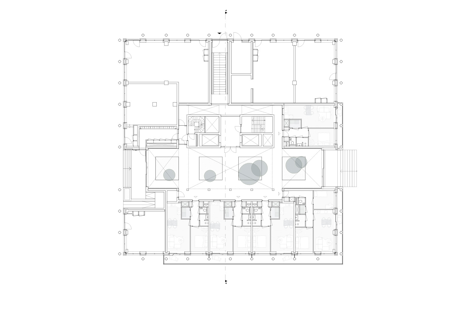 Plattegrond De Louise. Begane grond.