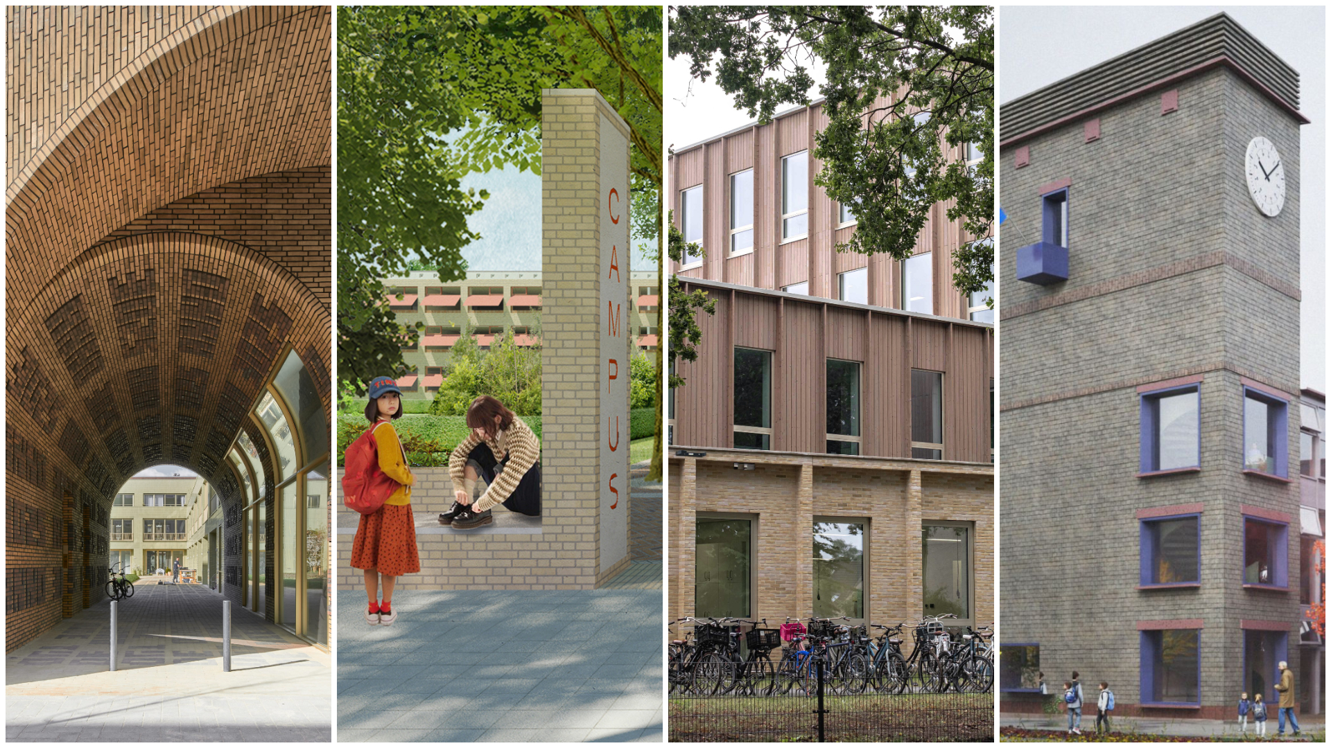 Beeld v.l.n.r. Marcel Lok_Architect en Korth Tielens Architecten, Max Hart Nibbrig, Shift, Lola en Marlies Rohmer, Marcel van der Burg, CHRITH en NL Architects