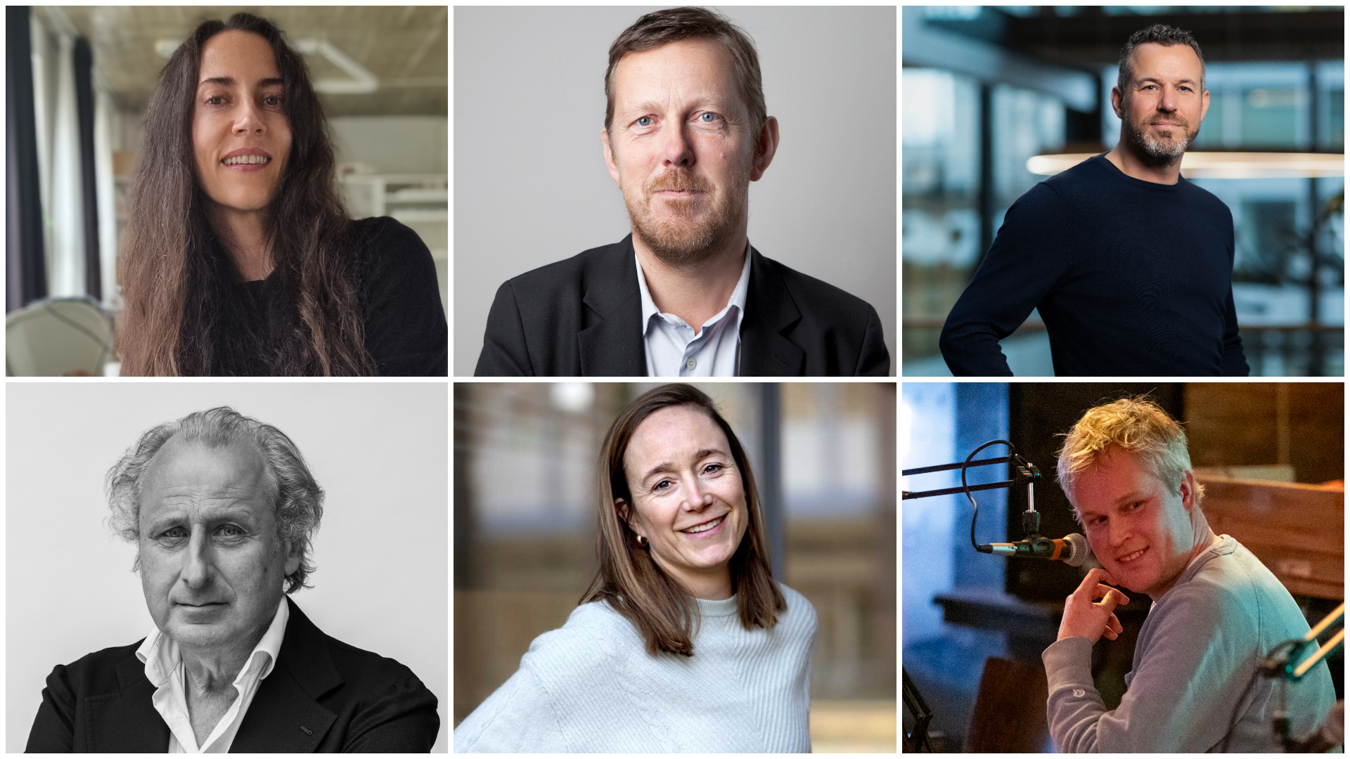 V.l.n.r. Beatriz Ramo, Dick van Gameren, Mark Kuijpers, Thijs Asselbergs, Flora Nycolaas en Peter Michiel Schaap