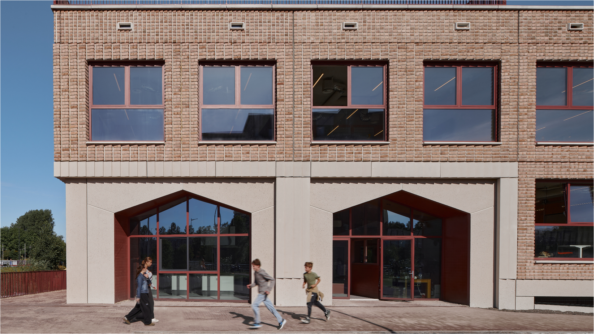 Middelbare school Xplore door Studio Ard Hoksbergen. Beeld Max Hart Nibbrig.