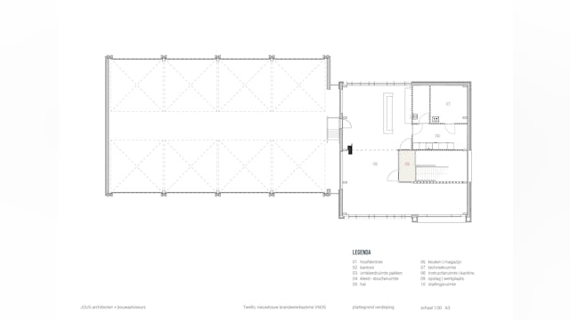 Plattegrond eerste verdieping.