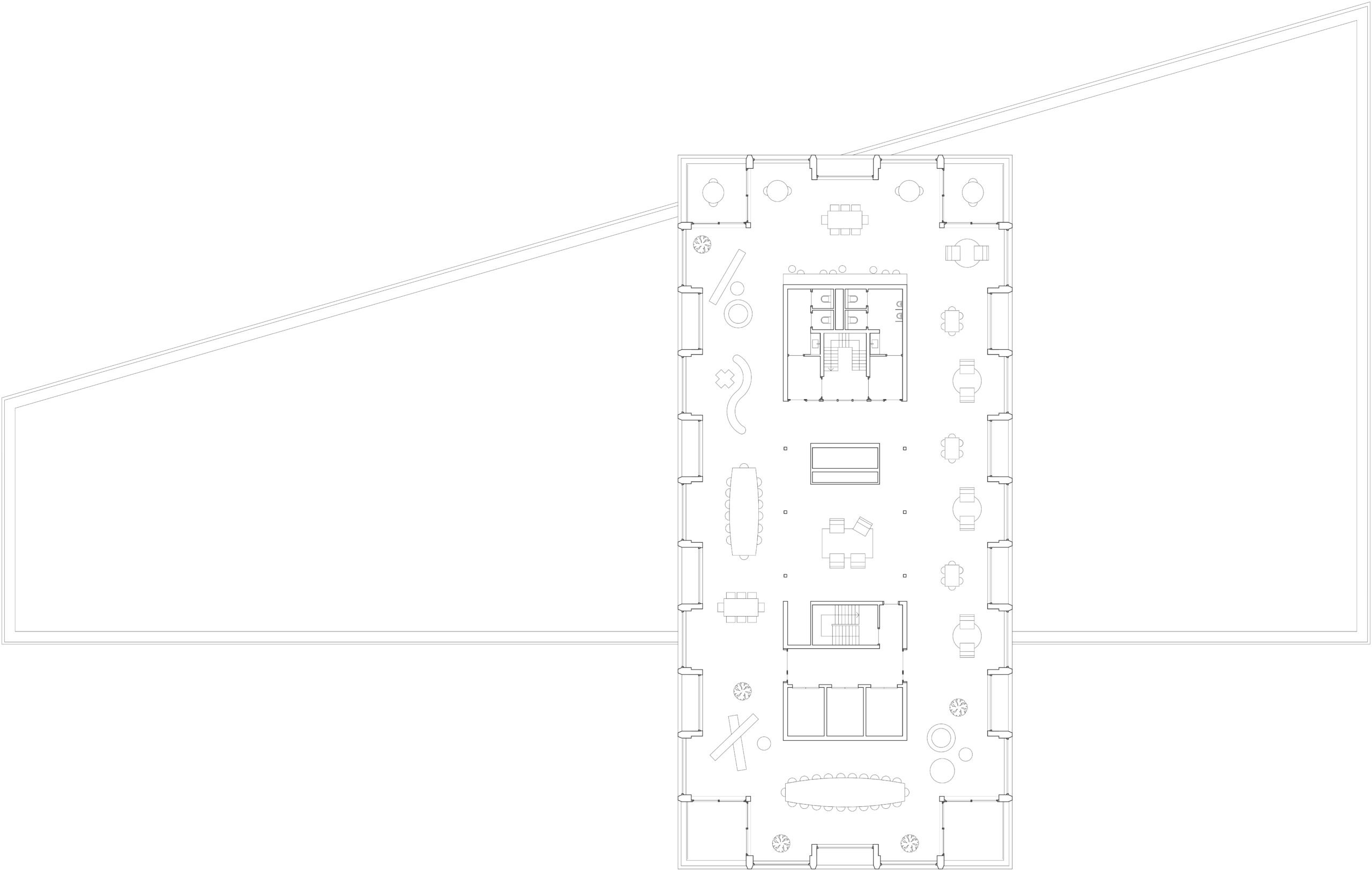 Plattegrond tiende verdieping