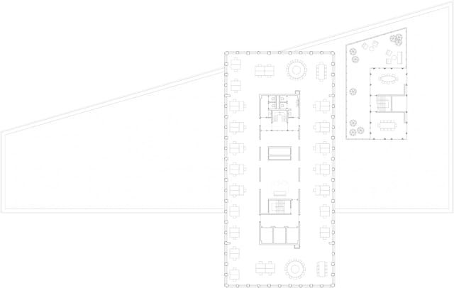 Plattegrond tweede verdieping