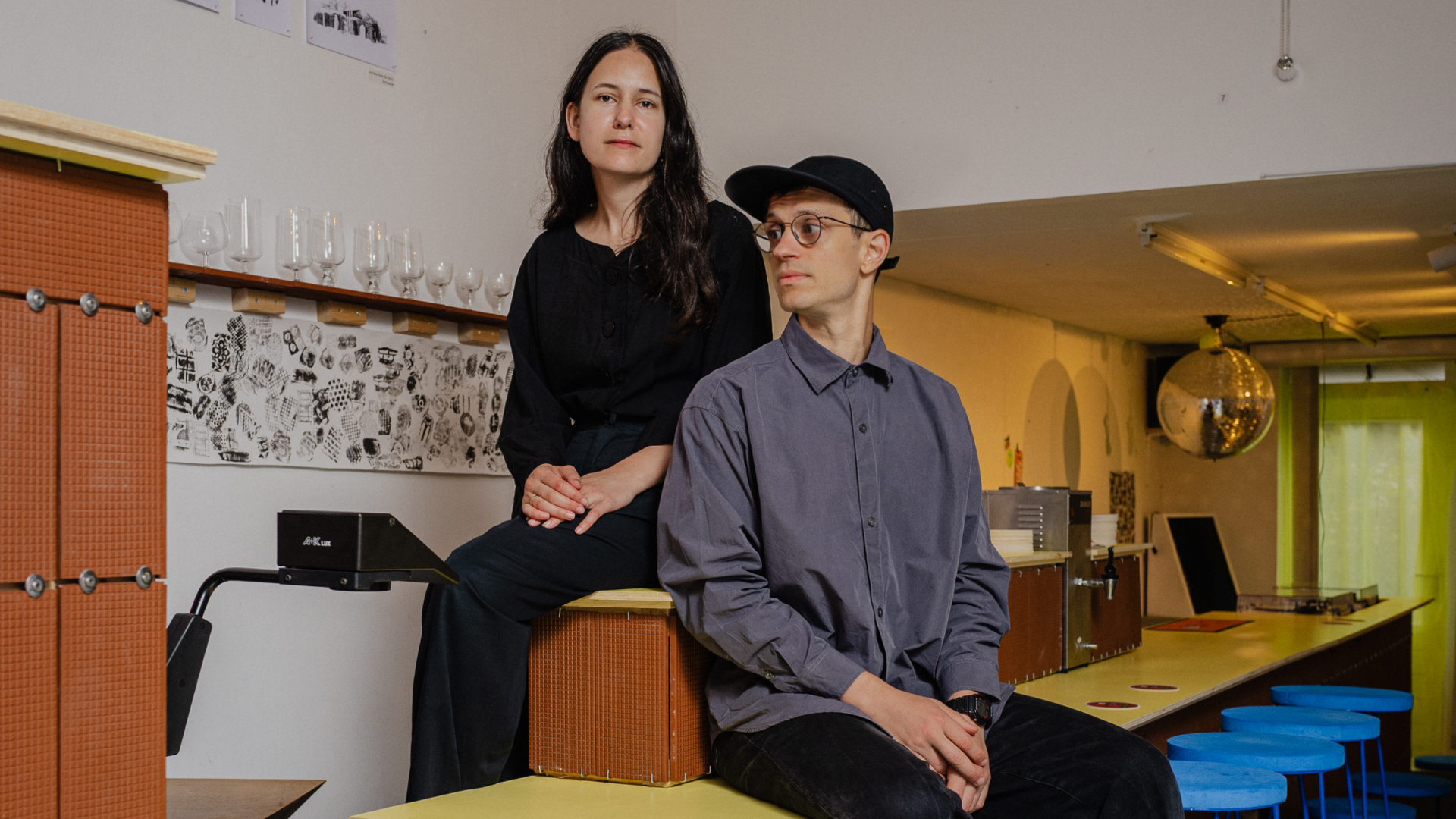 Roxane van Hoof en Claudio Saccucci, Studio Verter. Beeld David Meulenbeld