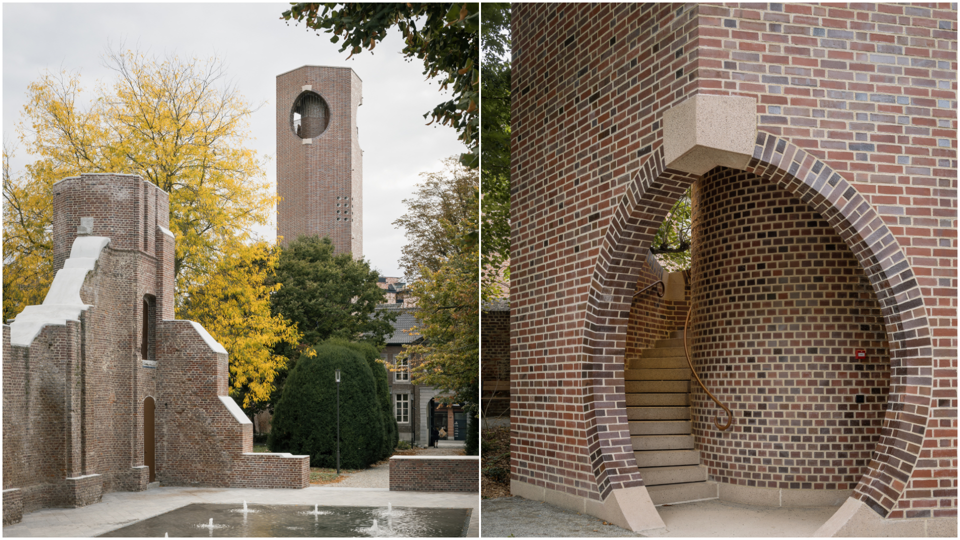 Herbestemming begijnhof van Hasselt tot nieuwe thuis voor Faculteit Architectuur door Bovenbouw en David Kohn. Beeld Stijn Bollaert