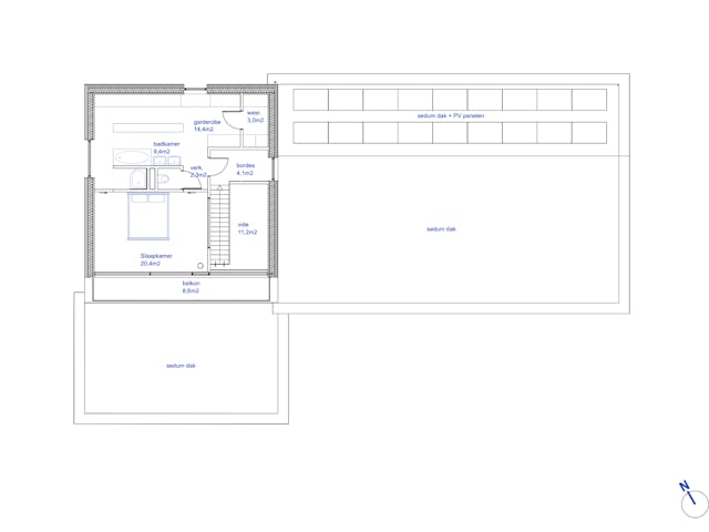 Plattegrond eerste verdieping