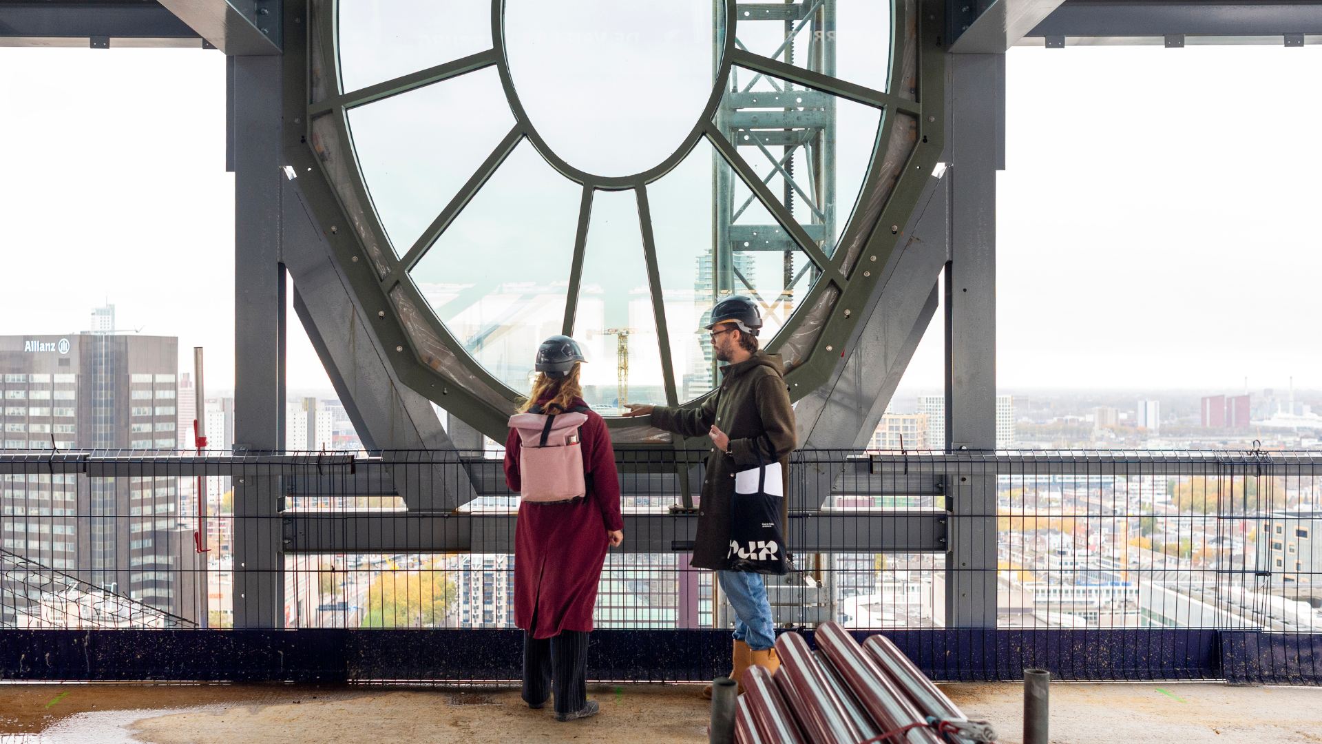 Merel Pit en Martijn van Gameren in C93. Beeld Loes van Duijvendijk