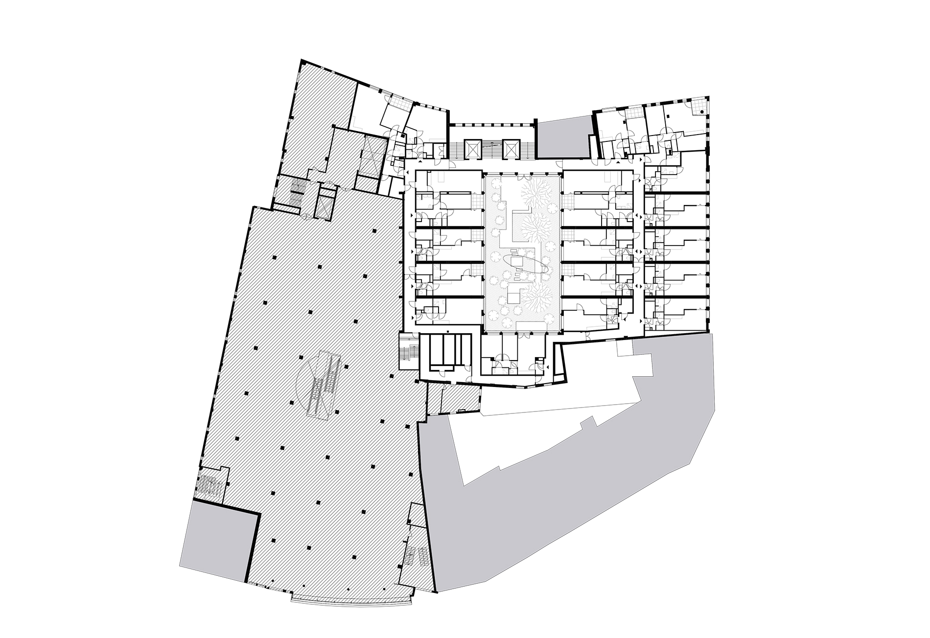 Plattegrond tweede verdieping