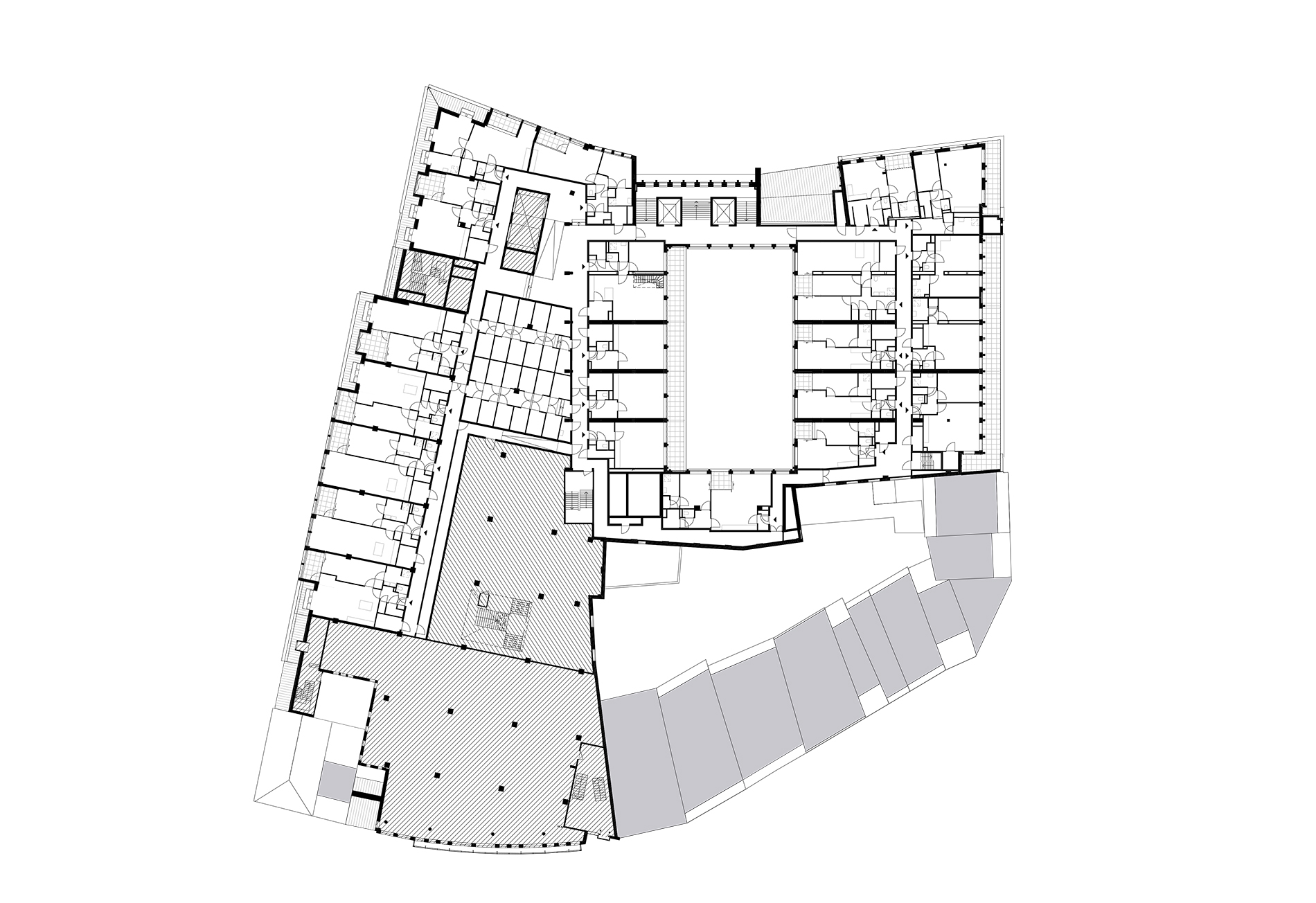 Plattegrond derde verdieping